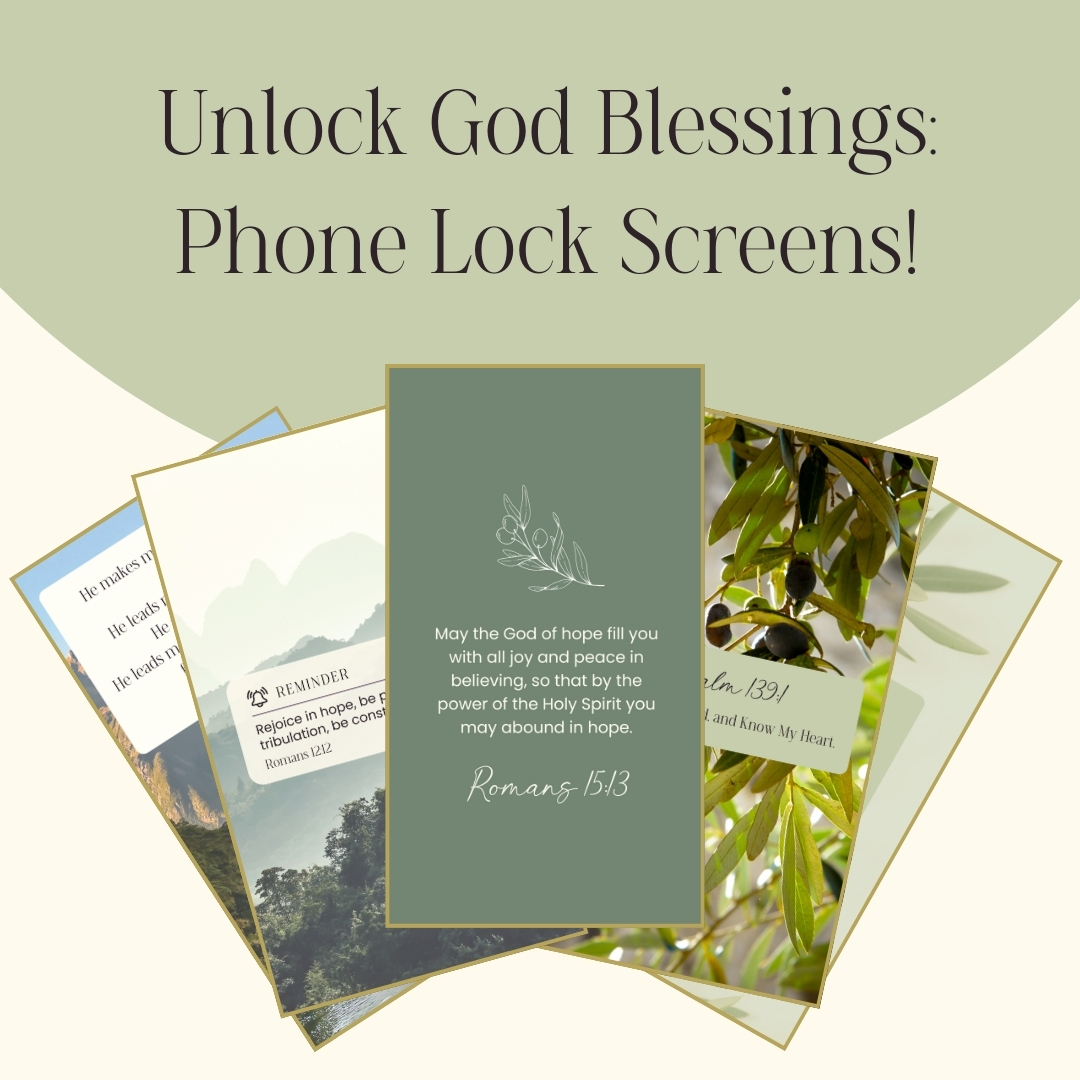 Unlocking God's Blessings: Phone Lock Screens