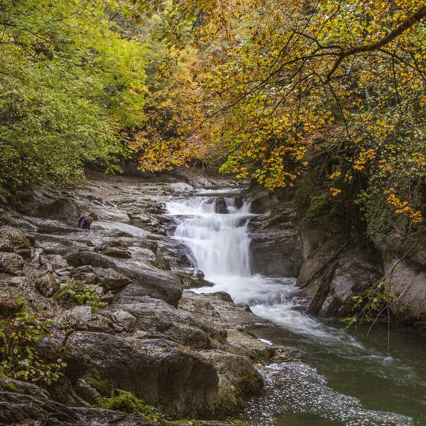 writing a letter by stream for blog post Gratitude Letter to My Heavenly Father